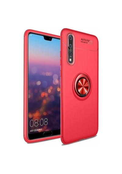 Huawei P20 Pro Yüzüklü Manyetik Ravel Kilif 513799866