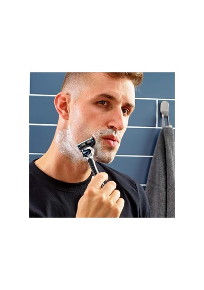 Proshield Chill Tıraş Bıçağı, Islak Tıraş Makinesi Erkekler İçin 4 Yedek Bıçak, 5 Kademeli Bıçak