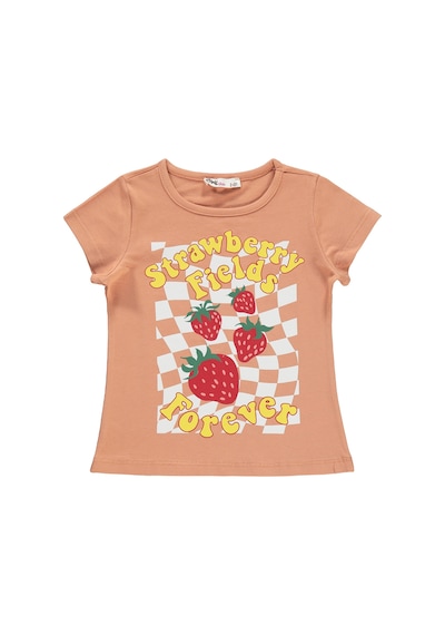 Civil Girls Kız Çocuk Tişört 2-5 Yaş Turuncu 18330g34424s1-2 Turuncu