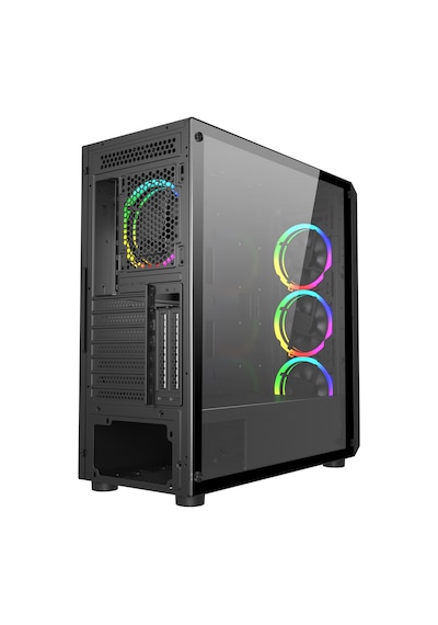 Gamers Arena Vento VG16AL Rgb E-Atx Oyuncu Bilgisayar Kasa Siyah