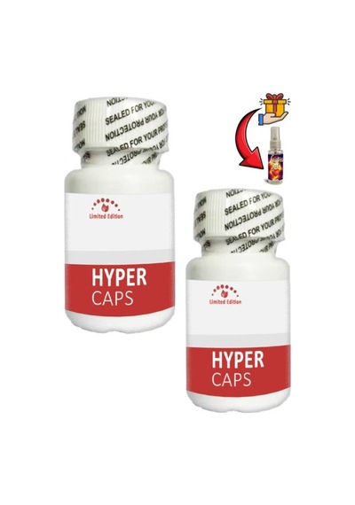 Hyper Erkeklere Özel Bölge Destekleyici 15'li X 2 Ad+lustra Masaj Yağı