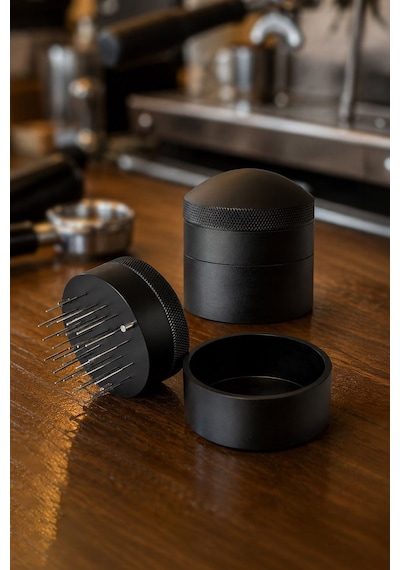 51 Mm Espresso Makinası Needle Kahve Karıştırma İğnesi Espresso İğnesi Mt266 Siyah
