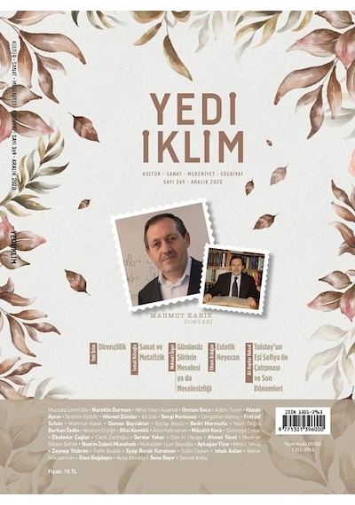 Yedi İklim 369.Sayı Aralık 2020