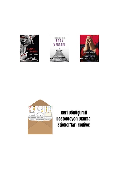İsimler Evi + Nora Webster + Meryem'in Tanıklığı + Okuma Sticker'ları