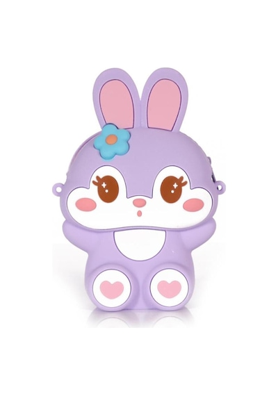 Ogi Mogi Toys Silikon Mor Tavşan Omuz Çantası