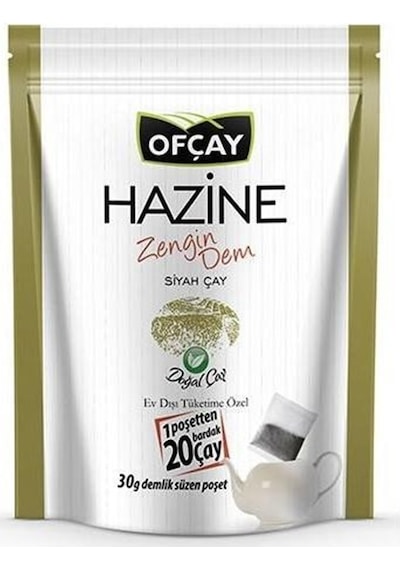 Ofçay Hazine Edt Zengin Dem Siyah Demlik Poşet Çay 30 x 30 G