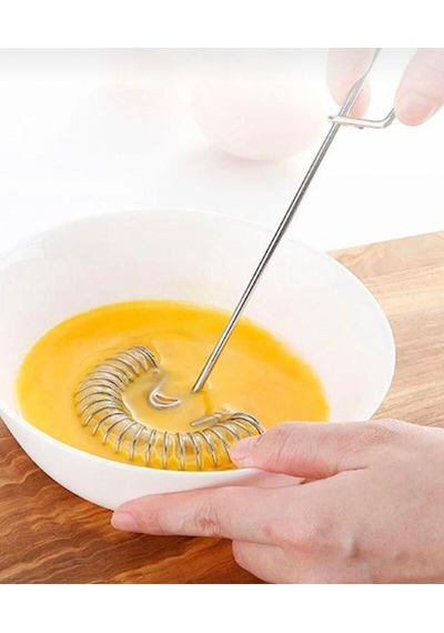 Ultra Pratik Spiral Çırpıcı, Sos Yumurta Çırpıcısı, Spiralli Omlet Çırpma Teli Metal Diğer
