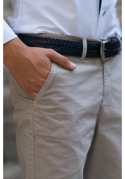 Gabardin Kumaş Bitik Desenli Pamuklu Regular Fit Chino Yan Cep Erkek Şort 001