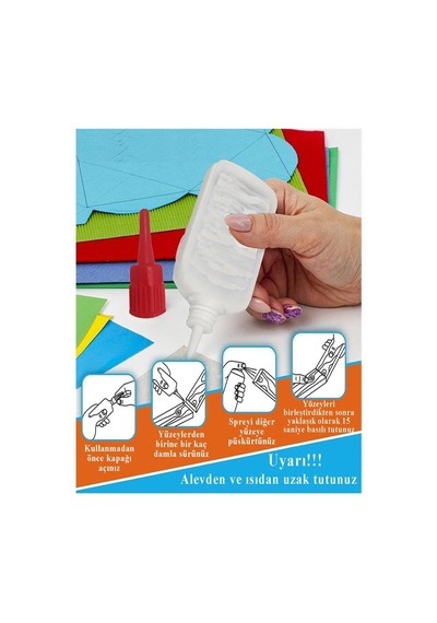 Hızlı Yapıştırıcı Spreyli 200 Ml 1 Adet Activatör Spreyli Mdf Japon Yapıştırıcı Seti Genel Amaçlı Profesy