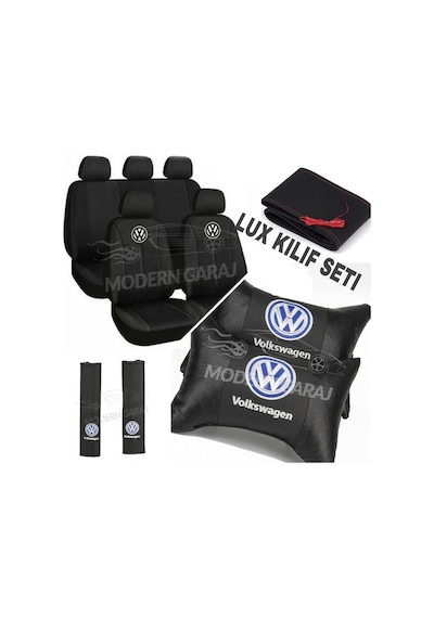 Volkswagen Koltuk Kılıfı Volkswagen Boyun Yastığı Kemer Pedi