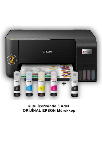 Epson L3250 Renklı Inkjet Tanklı Yaz/tar/fot +wıfı