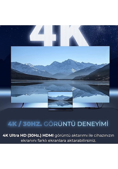 Bix Bx03hb Max Type-c To 4k Hdmı Usb Pd Dönüştürücü Adaptör