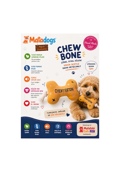 Matadogs Chew Bone Kumaş Köpek Oyuncağı