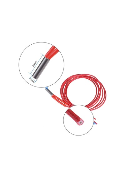 12v 40w Seramik Isıtıcı 1m Kırmızı