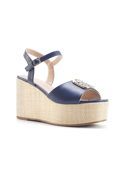 Nine West Monnı 5fx Lacivert Kadın Dolgu Topuk Sandalet 000000000101929049 Lacivert