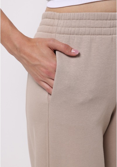 Colins Regular Fit Orta Bel Düz Kadın Bej Eşofman Altı Cl1076081 Q1.v2 Beı Bej