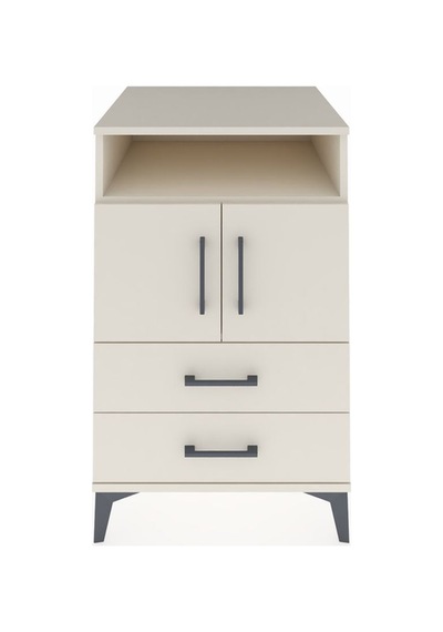 Kronos Komodin 2 Raflı 2 Çekmeceli 2 Kapaklı 60x59x96 Aytaşı-... Aytaşı