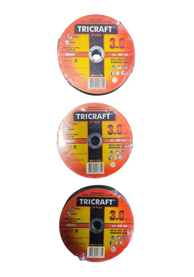 Tricraft Metal Kesici Taş 30 Adet 180x3 X22.23mm