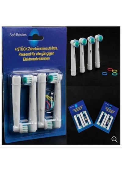 Oral-B Uyumlu Şarjlı Diş Fırçası Yedek Başlık 4 Adet