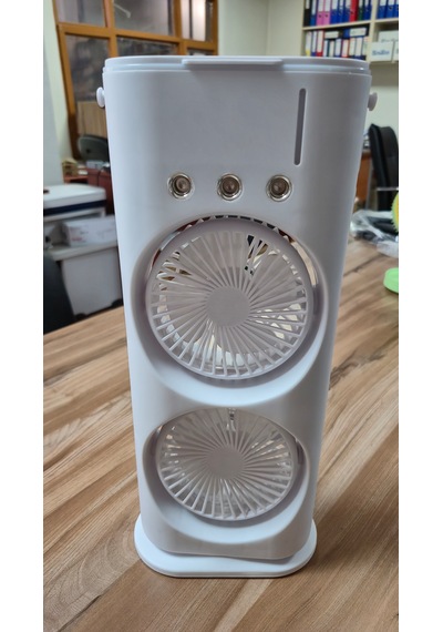 Doner Baslıklı B.boy Buharlı Ikılı Fan Isıklı Kuma