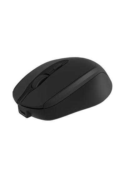 Cbt10 Bluetooth + 2.4 Ghz Şarj Edilebilir Kablosuz Mouse - Siyah Açık Beyaz