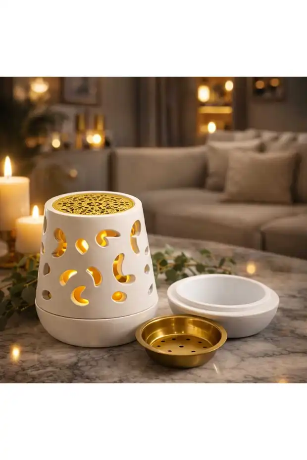 Banum Luxury Aromaterapi Ve Meditasyon İçin İdeal Dekoratif Buhurdanlık Tütsülük