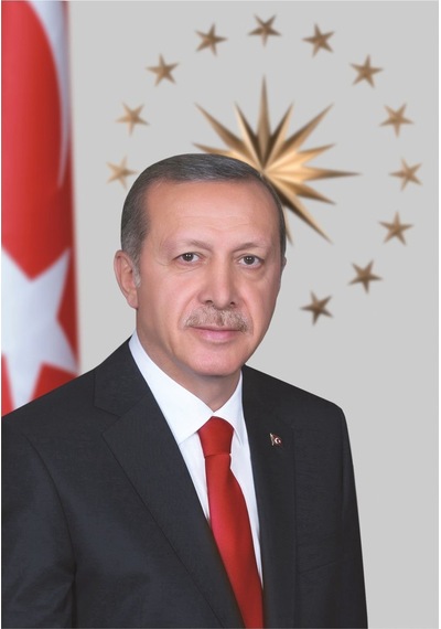 Cumhurbaşkanı Recep Tayyip Erdoğan Portresi 600x900 Cm Tek Ebat
