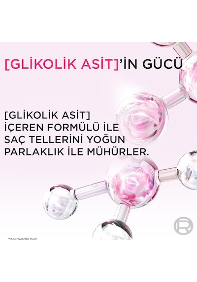 Elseve L'oreal Paris Elseve Glycolic Gloss Parlaklık Veren Bakım Şampuanı 300 Ml