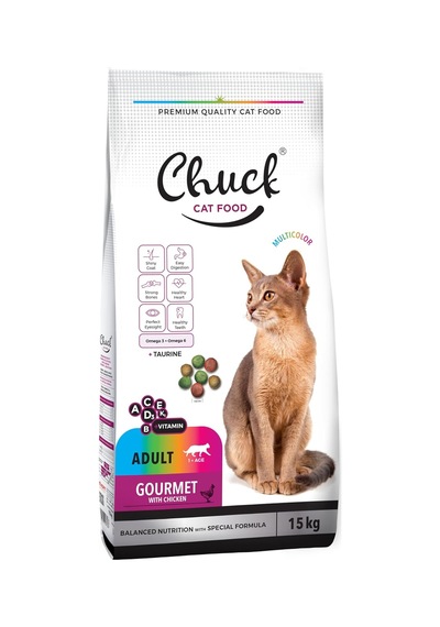 15 Kg Yetişkin Kuru Mama, Kedi, Gourmet