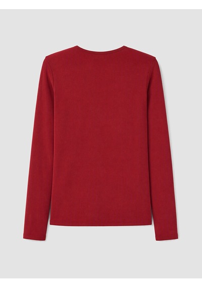 Lcw Everyday Bordo Bisiklet Yaka Kadın Body
