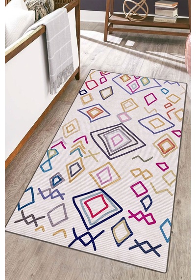 Chilai Home Life Dekoratif Halı Djt Çok Renkli