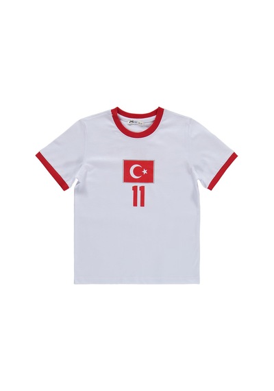 Civil Boys Türkiye Baskılı 2 Li 10-13 Yaş Takım - Pamuk Forma - Beyaz