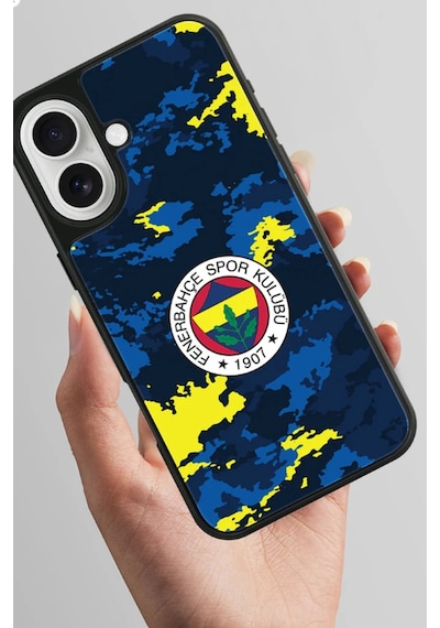 X Dekomus Lisanslı Fenerbahçe Apple iPhone Uyumlu 16 Army Premium Telefon Kılıfı "dekomus Cep Defteri "