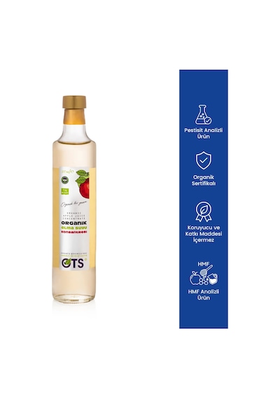Ots Organik Elma Suyu Konsantresi 500  ML