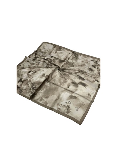 Silk Home Desenli Shiny Eşarp - 8647 - Soft Vizon Soft Vizon