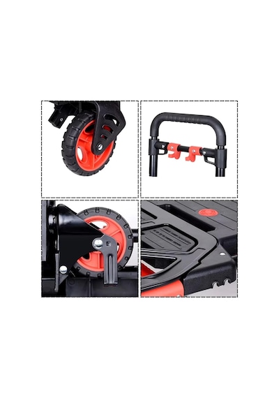 Max Extra Fw-90tp Katlanır İkisi Bir Arada Koli Taşıma Arabası 66/136 Kg
