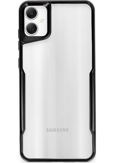 Samsung Galaxy  Uyumlu,  A05 Kılıf Boyi Silikon Kapak - Siyah