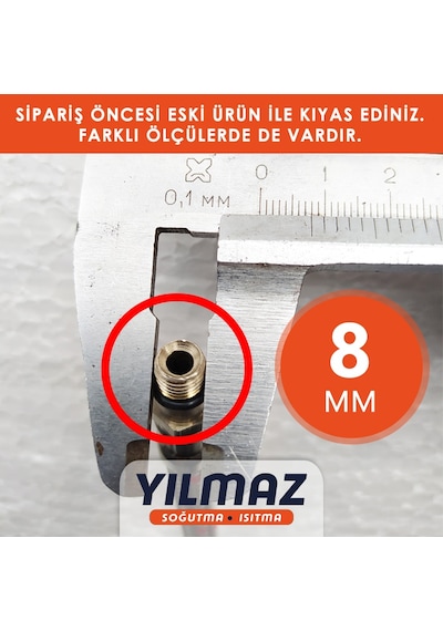 E.C.A. Batarya Bağlantı Fleksi - Hortumu. Soğuk Ve Sıcak - 45Cm . M8 Kırmızı - Mavi