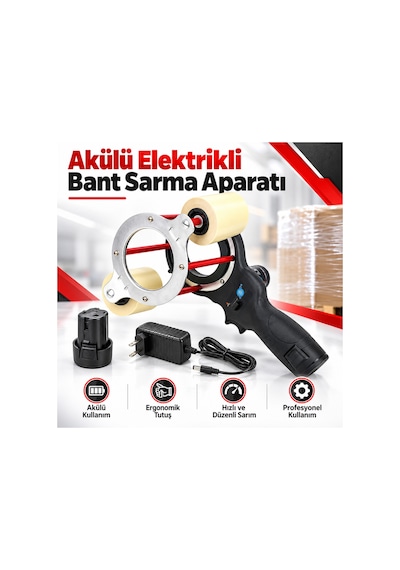 Akülü Elektrikli Bant Sarma / Uygulama Aparatı
