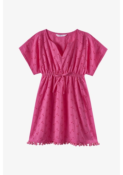 Penti Koyu Pembe Kız Çocuk Brode Kaftan Pn91