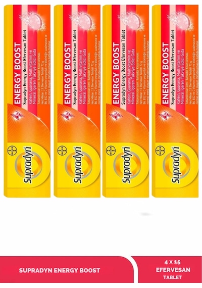 Supradyn Energy Boost 4 x 15 Efervesan Tablet