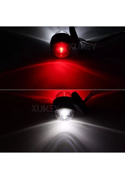 Ahmet Otomotiv 8 Adet Mini Takoz Köşe Aydınlatma Led Lamba Küçük 12v-24v