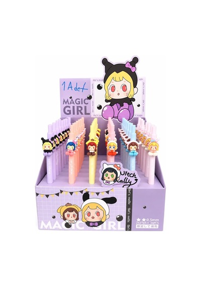 Magic Girl Jel Kalem, Sevimli Karakter Figürlü Tıklamalı Kalem, 0.5mm, Pastel Renkli, Kırtasiye Hediye Ürünü, Paketten Yalnızca 1 Adet Kalem Çıkmaktadır. Renk: Açık Pembe Magic Girl Jel Kalem, Sevimli Karakter Figürlü Tıklamalı Kalem, 0.5mm, Pastel Renkli, Kırtasiye Hediye Ürünü, Paketten Yalnızca 1 Adet Kalem Çıkmaktadır. Renk: Açık Pembe