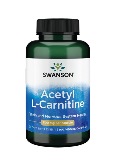 Swanson Nutrition Acetyl L-carnitine 500 Mg 100 Kapsül Gıda Takviye