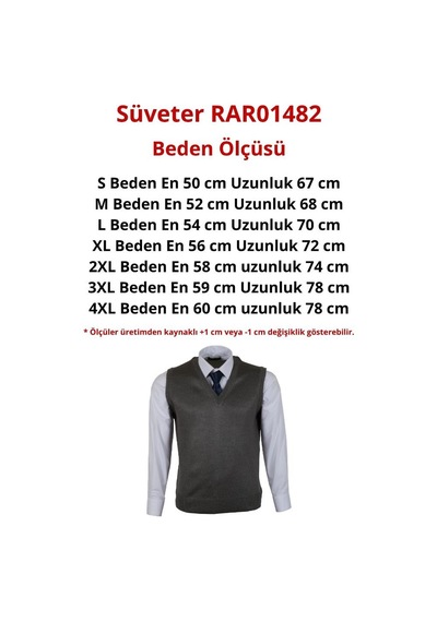 Modarar Erkek Gri Renk Yünlü Süveter Normal Kesim Rar01482