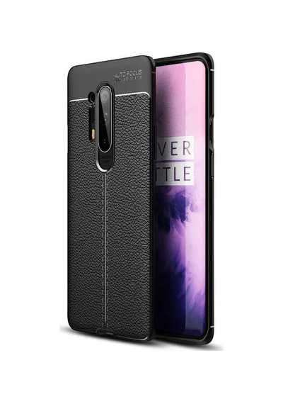 Adige One Plus 8 Pro Kılıf Niss Deri Görünümlü Silikon