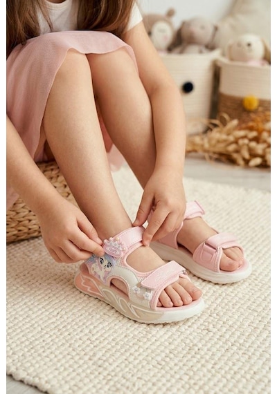Vicco 332.p26y.176 Pudra Aira Anatomik Kız Çocuk Sandalet