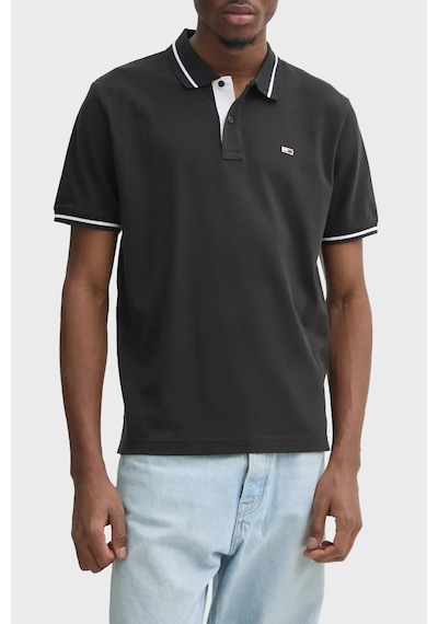 Tommy Jeans Erkek Polo Yaka T Shirt Dm0dm20745 Pt2 Koyu Gri Koyu Gri