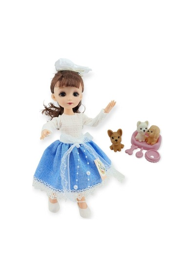 Anbibi Premium Bebek Hareketli Aksesuarlı - Wx197-1-mavi Lisinya