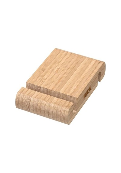 Ikea Bergenes Ahşap Bambu Cep Telefonu Ve Tablet Tutucu Stand
